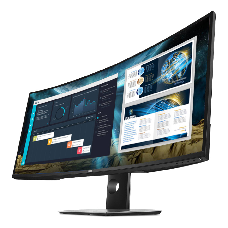 DELL U3818DW 液晶モニター 37.5インチ 曲面 湾曲 モニター ウルトラワイド ディスプレイ