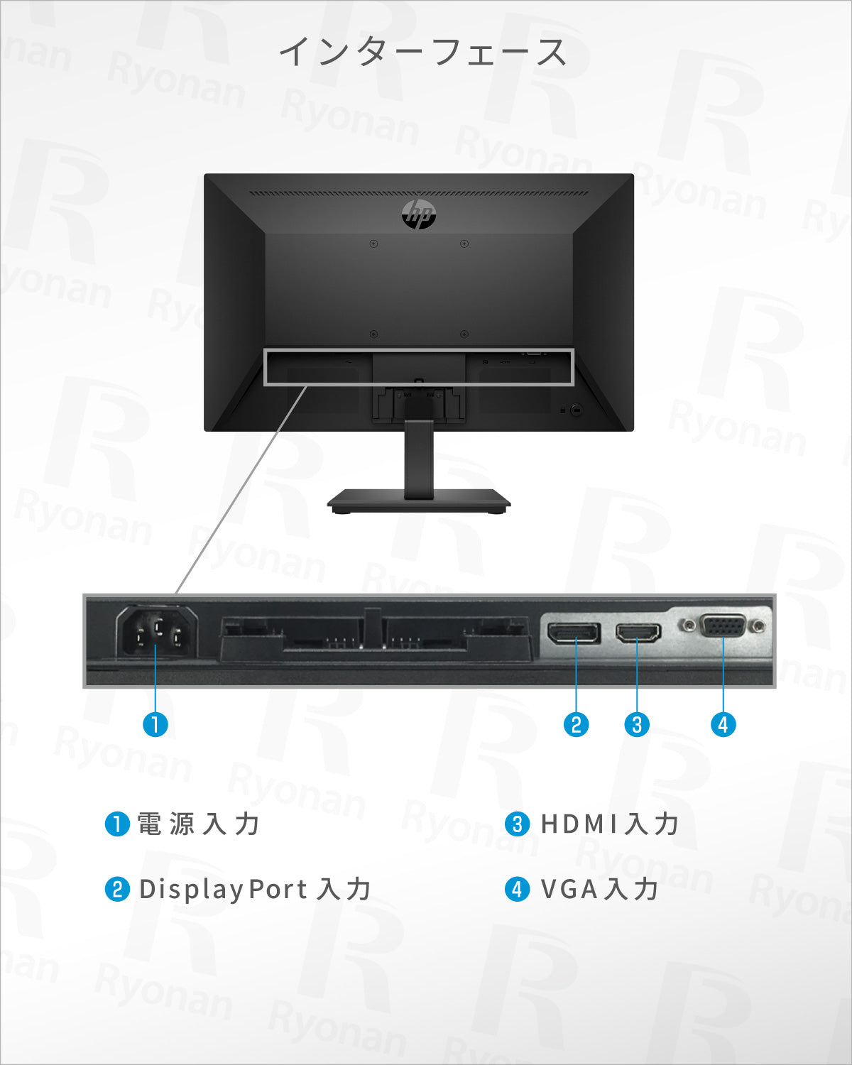 HP ProDesiplay P224 液晶モニター 21.5インチ ワイド